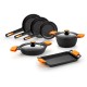 ΗΜΙΧΥΤΡΑ BRA EFFICIENT Α430532 (32CM / 5LT / BLACK / ΓΥΑΛΙΝΟ ΚΑΠΑΚΙ)